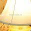 Handpainted chinese porcelain modern yellow ceramic table lamps for home decoration