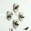 Beautiful Polyresin Bird Wall Decoration , Wall Hook Wholesale for Living Room Supplier's Choice