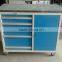 Workshop handware tools stock cabinet on wheels