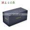 Plain Black Hardboard Bottle Gift Box