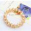 Latest design fancy jewelry silver plated elastic spiral necklace