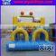 XIXI inflatable obstacle course with basketballs and rugby balls
