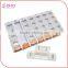 Detachable 28 Compartments Weekly Medicine Tray for morning/noon/afternoon/evening