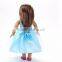 best selling beautiful handmade long blue princess doll clothes for 18 inch doll