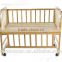 Safe& Eco-friendly Bamboo single baby bed ,2015 newbaby cot/baby cribs