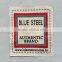Environmental silk screen printed main mark label for tweed coat