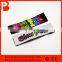 12 color satin double side woven labels for clothing