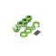 4pcs M17 17mm Aluminum Wheel Hex Hubs Adapter Nut Fine w/Pin For 1/8 RC Hobby Model Car HPI HSP