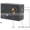 4 k 24 FPS, h.264, wifi sports DV 16 mp 170 - degree wide Angle 60 meters depth of waterproof 2.0 inch screen phone APP remote