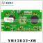 Chinese word stock 12832 display 3.3V/5V with yellow green /blue backlight
