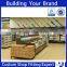 Customized high quality MDF wooden supermarket shelf