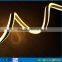 Top quality Two-sided warm white 12v mini neon flex for outdoor