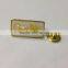 different technics cute cheap custom metal badge/security badge with butterfly cap for kids