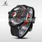 2015 WEIDE Vogue Silicone Dual Quartz Movt Japan MUYOTA Watch
