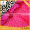 Minky Baby Blanket 10pcs MOQ Brown Leopard With Hot Pink Ruffled Baby Blanket