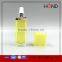 hongding popular hot selling yellow amber plastic square jar lids, acrylic plastic cosmetic bottle and jar set