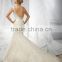 (MY1308) MARRY YOU Alibaba Wedding Gowns V-neck Cap Sleeve Heavy Beaded Lace Backless Mermaid Wedding Dress