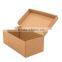 Single wall corrugated office paper storage box, cheap hat box for shoe packing