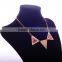 <<<2016 Hot Alloy Fashion Bohemian Style Geometrical Triangle Beaded Necklace Jewelry for Women/