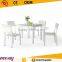 Alina Long Lifetime Synthetic Rattan Dining Set Table and Chair Outdoor Furniture                        
                                                Quality Choice