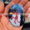 Home Decorative Hand Painted Sculptures Custom Made Hand-drawn Patterns on Pebble Stone