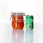 0.7L High quality glass storage jar/glass jar with metal clip/glass airtight jar