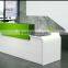 high quality acrylic solid surface beauty salon reception desks reception desk,white reception desk,solid surface countertop