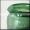 round light green decorative glass bottles