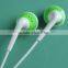 New OEM in-ear black&red earphone cute in-ear headset for girls