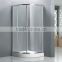 2015 new design curved sliding shower glass shower screen
