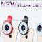 2016 Newest 6in 1 Universal Mobile Phone Clip-on Lens Fish Eye+ Wide Angle + Macro Lens photo Kit Set Led light