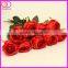 artificial silk white rose bud