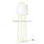 2017 hotel decorative metal wire floor lamp with linen shade good for inn decor high end standing reading lamp