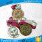 High quality national medal with ribbon custom military awards medal