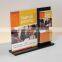 Eco-friendly a4 acrylic sign holder display