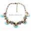 Fashion trends of the flowers chain necklace fashion jewelry necklace