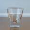 Different size drinking glass/whiskey/whisky glass cup