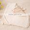 GOTS organic cotton & Shu Velveteen baby swaddle newborn blankets brown style