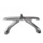 die casting aluminum chairs swivel chair base parts