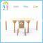 Factory high end Kindergarten furniture Bent wood school kids desk nursery chair