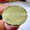a crystal gold color jeans button
