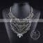 high quality vintage rhinestone chunky statement necklace tin alloy fashion women pendant necklace 6390146