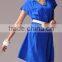 Pretty Steps 2016 Fashion Office Lady Summer Casual Woman Dress With Belt Latest Casual Dress Designs Summer Dress