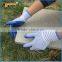 BSSAFETY zebra wrinkle line nylon polyester knitted nitrile coated glove cheapest safety glove from factory