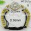 Fashion latest round shape gold beads hand bracelet