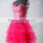 J-0094pink high quality luxury bling bling sexy crystal and sequin cooktail dresses