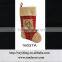 2016 hot selling jute christmas stocking