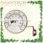 Decorative Mounted Round Metal Thermometer