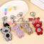 Diamond Stones Strawberry Pendants Charms for Handbag and car key and keychain