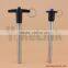 High quality precision stainless steel T handle lock pin with stainless lanyard